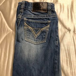 Size 8 regular rock and roll boys blue jeans